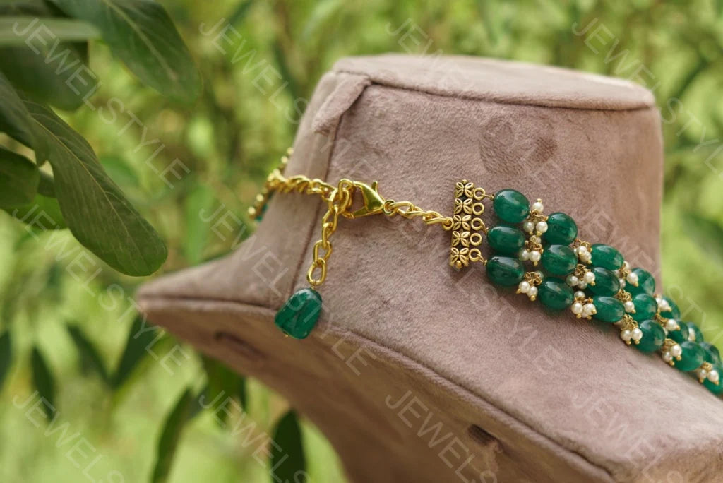 Green emrold necklace