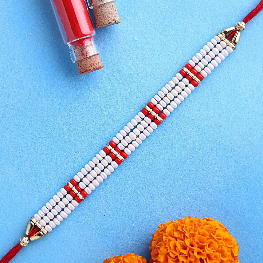 Pearls rakhi