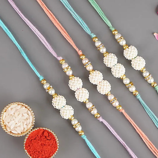 Pearls rakhi
