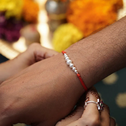 Pearls rakhi