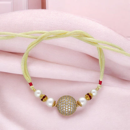 Pearls rakhi