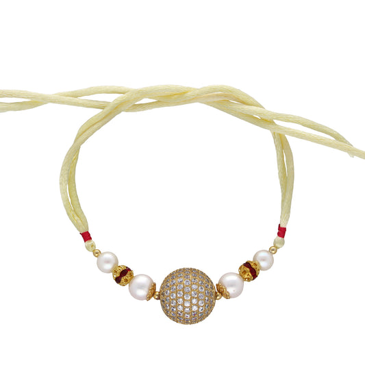 Pearls rakhi