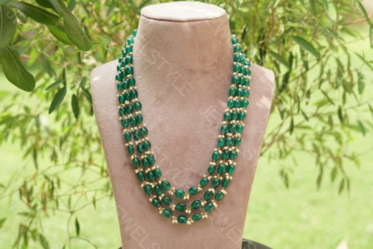 Green emrold necklace