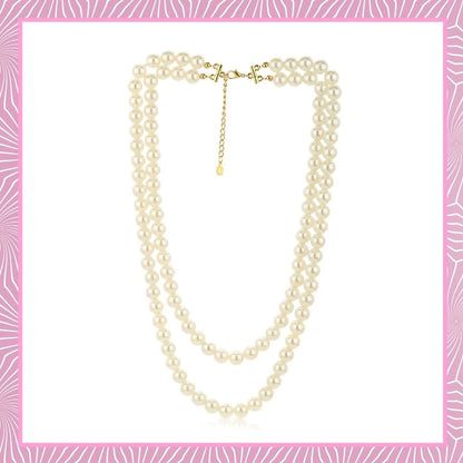 Shell pearls necklace