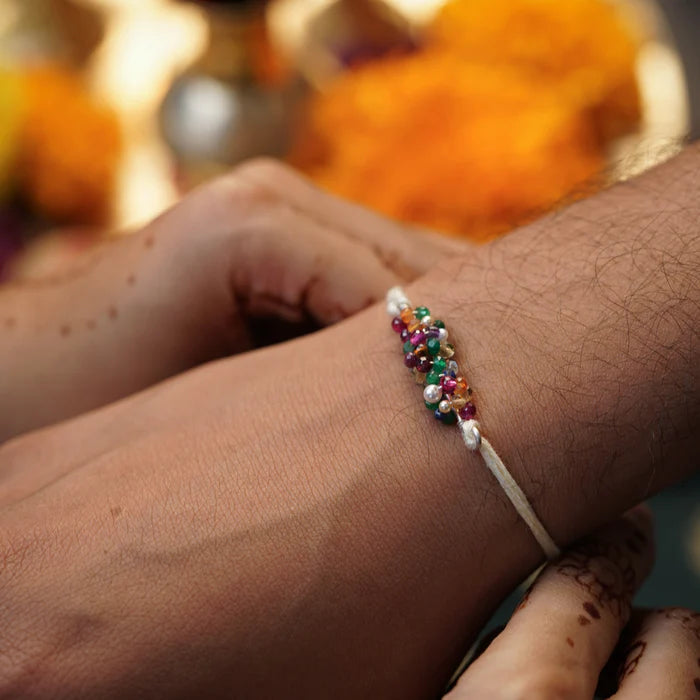 Pearls rakhi