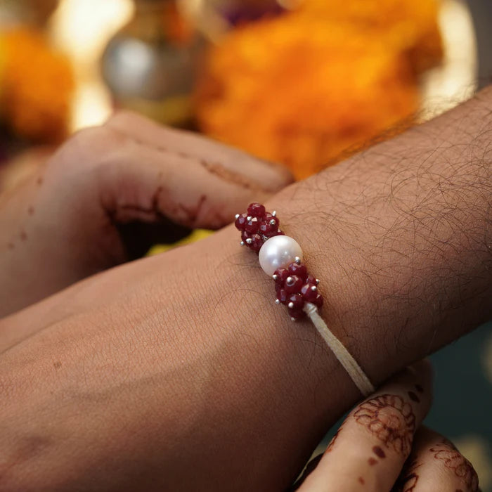 Pearls rakhi
