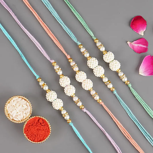 Pearls rakhi