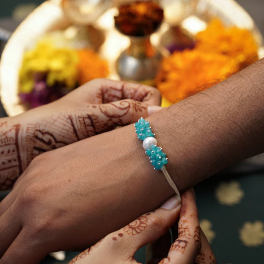 Pearls rakhi