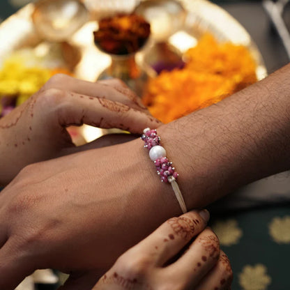 Pearls rakhi