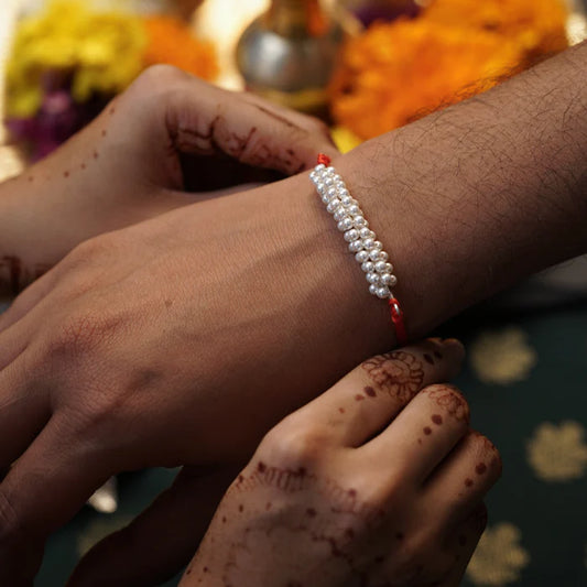 Pearls rakhi