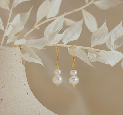 Beautiful pearl earrings
