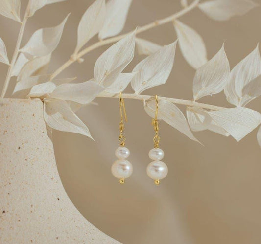 Beautiful pearl earrings
