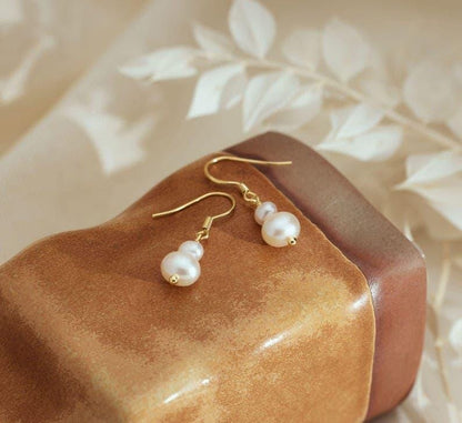 Beautiful pearl earrings