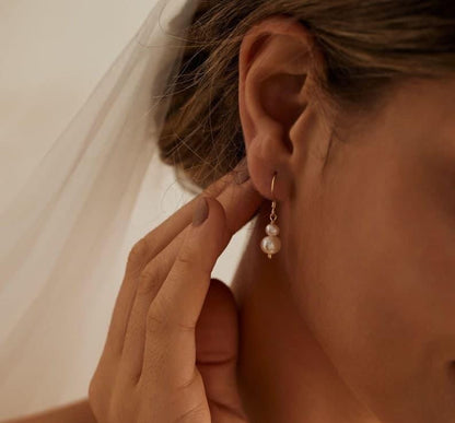 Beautiful pearl earrings