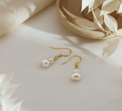 Beautiful pearl earrings