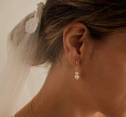 Beautiful pearl earrings