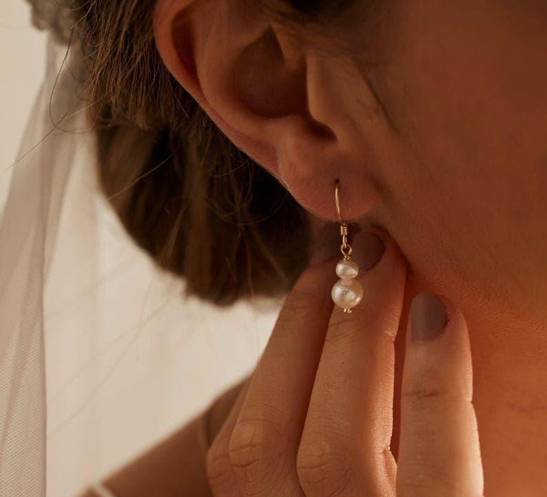 Beautiful pearl earrings